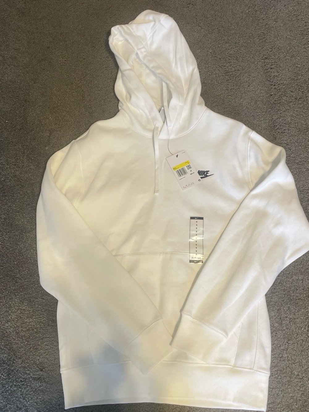 Nike Men’s White Pullover Hoodie